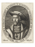 Louis, roi de Hongrie et de Bohême Giclee Print by Hieronymus Wierix