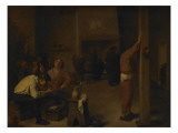L'Homme a chemise blanche reproduction procédé giclée par Adriaen Brouwer