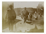 Man Walking Back from Behind in a Street of Sidi Okba Giclee Print by Henri Jacques Edouard Evenepoel
