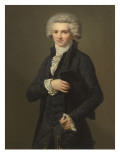 Maximilien de Robespierre (1759-1794), conventionnel Reproduction procédé giclée par Pierre Roch Vigneron