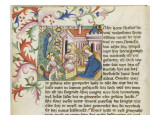 Vie de Jésus-Christ. La Vierge filant et le Christ rapportant de l'eau reproduction procédé giclée