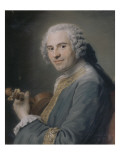Jean-Joseph Cassanéa de Mondonville (1711-1772) reproduction procédé giclée par Maurice Quentin de La Tour