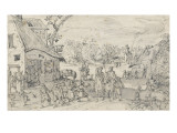 Pillage Giclée-Druck von David Vinckboons