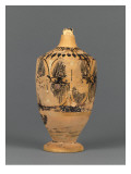 Lekythos Black Figure. on the Belly, Palmette Frieze Giclee Print