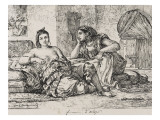 Juives d'Alger Lámina giclée por Eugene Delacroix