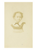 Laure Eiffel enfant, en buste Giclee-trykk av Michel Berthaud Laure Eiffel enfant, en buste Giclee-trykk av Michel Berthaud