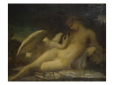 Léda Lámina giclée por Gustave Moreau
