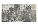 Marché des boeufs gras Lámina giclée Marché des boeufs gras Lámina giclée