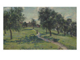 Paysage en Normandie : les pommiers reproduction procédé giclée par Armand Guillaumin