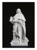Jacques Benignus Bossuet, Bishop of Meaux (1627-1704) Lámina giclée por Augustin Pajou