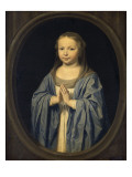 Petite fille aux mains jointes reproduction procédé giclée par Philippe De Champaigne