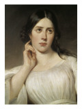 Maria Malibran-Garcia (1808-1836), dans le rôle de Desdémone, à l'acte III Lámina giclée por Henri Decaisne Maria Malibran-Garcia (1808-1836), dans le rôle de Desdémone, à l'acte III Lámina giclée por Henri Decaisne