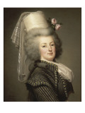 Marie-Antoinette de Lorraine-Habsbourg, reine de France, en habit d'amazone en 1788 (1755-1793) Giclee Print by Adolf Ulrich Wertmuller