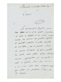 Lettre aux citoyens corses Reproduction procédé giclée