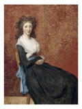 Madame Charles-Louis Trudaine reproduction procédé giclée par Jacques-Louis David