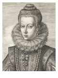 Marie de Médicis Giclee Print by Hieronymus Wierix