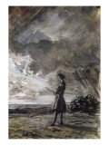 Homme debout dans un paysage reproduction procédé giclée par Ary Scheffer