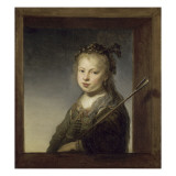Petite fille en bergère Giclee Print by Govaert Flinck