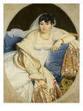 Madame Rivière reproduction procédé giclée par Jean-Auguste-Dominique Ingres