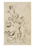 Feuille d'des de nus Giclée-Druck von Francisco de Goya