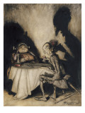 Jack Spart et sa femme Lámina giclée por Arthur Rackham