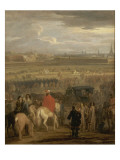 Louis XIV recevant la reddition de la citadelle de Cambrai le 18 avril 1677 Giclée-Druck von der Meulen Adam Frans Van