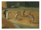 Paysage aux batteurs de blé Reproduction procédé giclée par Nicolo dell' Abate