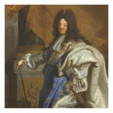 Louis XIV, roi de France Giclee Print by Hyacinthe Rigaud