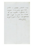 Lettre aux citoyens corses Giclee Print