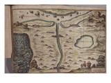 Carte du Tendre Reproduction procédé giclée
