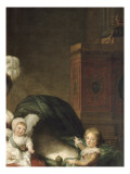 Marie-Antoinette de Lorraine-Hasbourg, reine de France et ses enfants Giclée-Druck von Elisabeth Louise Vigée-LeBrun