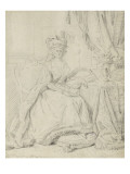 Marie-Antoinette, reine de France (1755-1793)- représentée en 1788- verso : Giclée-Druck von Brun Elisabeth Louise Vigée-Le