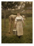 Manda Lamétrie, fermière Giclee Print by Alfred Roll