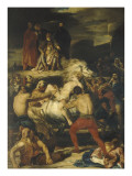 Supplice de Mazeppa Lámina giclée por Louis Boulanger Supplice de Mazeppa Lámina giclée por Louis Boulanger