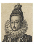 Marguerite, femme de Philippe III Giclee Print by Hieronymus Wierix