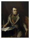 Napoléon Ier signant son abdication à Fontainebleau Giclee Print by Charles Dusaulchoy