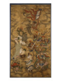 Grands généraux des friches, géniesde l'eau, de la terre, de l'air et du monde végétal Reproduction procédé giclée