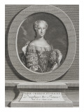 Marie-Thérèse-Raphaëlle d'Espagne (1726-1746) Reproduction procédé giclée par Johan Georg Wille