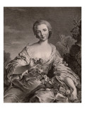 Madame xxx en Flore Giclée-Druck von François Voyez
