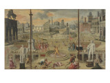 Les massacres du Triumvirat Lámina giclée por Antoine Caron