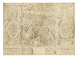 Bataille de Marignan sous François 1er reproduction procédé giclée par Antoine Caron