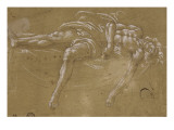 Man Lying Half-Naked: Study for the Death of Meleager Giclee Print by Filippino Lippi