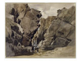 Passage des Portes de Fer reproduction procédé giclée par Adrien Dauzats