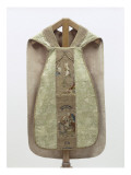 Orphreys Chasuble with Embroidered Figures of Saints. Giclee Print