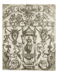 Ornements de grotesques Giclée-tryk af Antonio Tempesta Ornements de grotesques Giclée-tryk af Antonio Tempesta