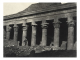 Nubia: Great Temple of Isis at Philae, Gallery East Giclee Print by Camp Maxime Du