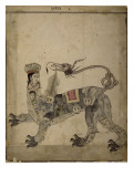 Animal mythique à figure humaine Giclee Print