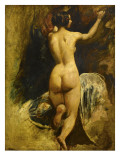 Femme nue de dos Lámina giclée por William Etty
