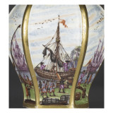 Paire de boîtes à thé octogonales Giclée-Druck