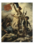 Le 28 juillet 1830 : la Liberté guidant le peuple Giclee Print by Eugene Delacroix